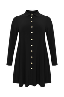 Blouse wide A-line DOLCE - black  - #4