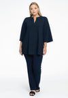 Tunic flare wide sleeves BUBLÉ - blue