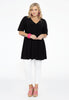 Tunic wide bottom buttoned DOLCE - black  - #2