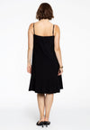 Dress spaghetti lace neck DOLCE - black - #3