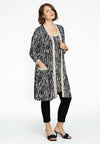 Cardigan lurex rib ZEBRA - black
