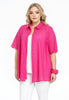 Blouse A-line broderie anglaise - pink