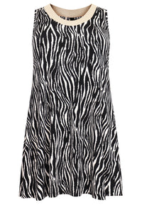 Singlet wide bottom ZEBRA - black - #4