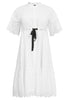 Dress broderie anglaise - white  - #4