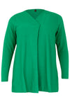 Pullover V-neck - green 