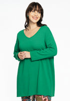 Pull v-neck cashmere - green  - #1