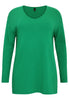 Pull v-neck cashmere - green  - #4