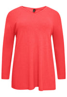 Pull v-neck cashmere - light red - #4