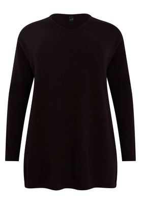 Pull v-neck cashmere - brown - #4