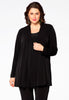 Cardigan short pleated DOLCE - black 