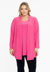 Cardigan short pleated DOLCE - pink