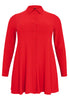 Blouse A-line DOLCE - red  - #4