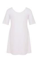 Tunic wide bottom VISCOSE - white - #3