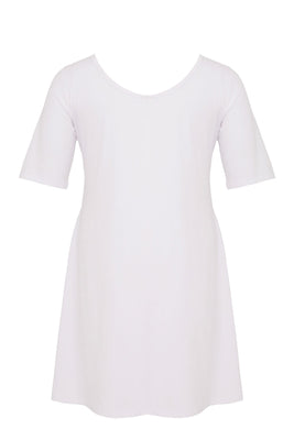 Tunic wide bottom VISCOSE - white  - #3