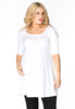 Tunic wide bottom VISCOSE - white 