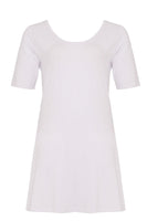 Tunic wide bottom VISCOSE - white - #4