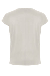 T-shirt cap sleeves DOLCE - ecru - #3