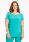 T-shirt cap sleeves DOLCE - turquoise