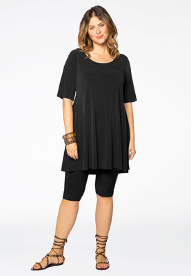 Tunic wide bottom DOLCE - black  - #2