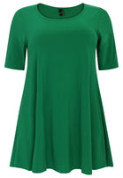 Tunic wide bottom DOLCE - green  - #4