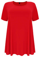 Tunic wide bottom DOLCE - red  - #4