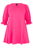 Tunic wide bottom cuff COTTON - pink - #4