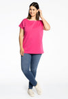 T-shirt cap sleeves COTTON - pink