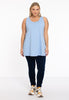 Singlet flare COTTON - light blue - #2