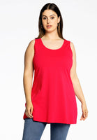 Singlet flare COTTON - red - #1