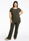 T-Shirt wide DIAGONAL - green