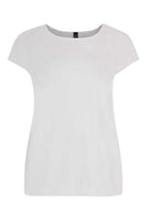 T-shirt cap sleeves wide VISCOSE - white  - #4