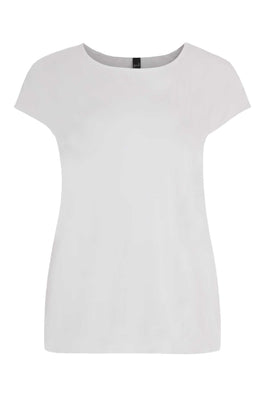 T-shirt cap sleeves wide VISCOSE - white  - #4