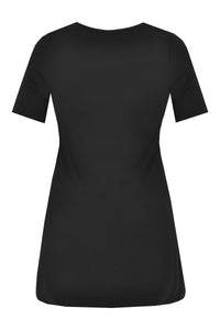 T-shirt long VISCOSE - black - #5