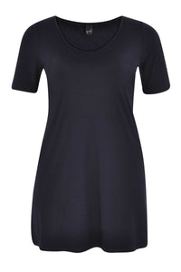 T-shirt long VISCOSE - blue - #3