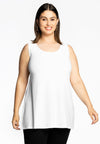 Singlet flare DOLCE - white 