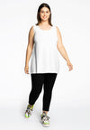 Singlet flare DOLCE - white