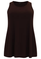 Singlet flare DOLCE - brown - #4