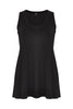 Singlet flare VISCOSE - black  - #4