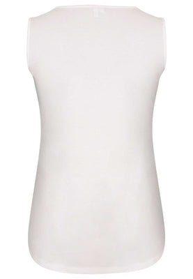 Singlet relax fit COTTON - white  - #3