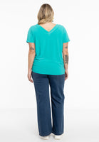 T-shirt v-neck DOLCE - turquoise - #3