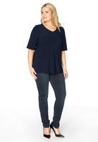 T-shirt v-neck relax fit DOLCE - blue - #2