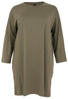 Tunic wide COTTON - green - #1