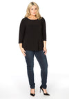 Shirt 3/4 sleeves DOLCE - black
