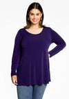 Tunic long sleeve flare DOLCE - purple