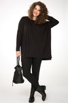 Shirt long sleeves wide DOLCE - black