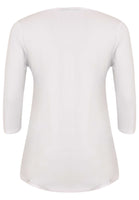 Tunic flare fit buttons COTTON - white - #3