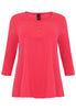 Tunic flare fit buttons COTTON - pink - #4