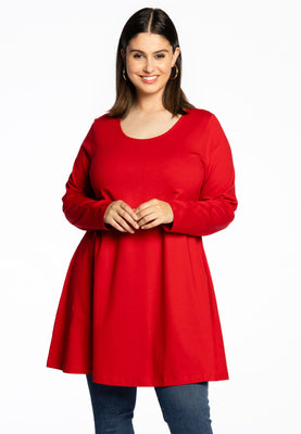 Tunic  wide bottom DOLCE - red  - #1