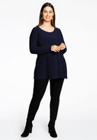 Tunic longsleeve wide bottom COTTON - blue - #2