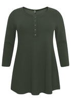 Tunic flare DIAGONAL - green  - #4